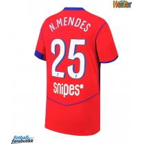 Paris Saint-Germain Nuno Mendes #25 Tredjedrakt 2025-26 Kortermet